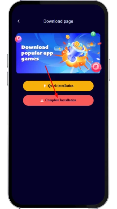  select complete installation